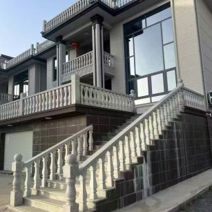 鄂尔多斯 芝麻白别墅阳台栏杆，楼梯栏杆