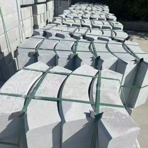 鄂尔多斯 芝麻灰弧形路沿石