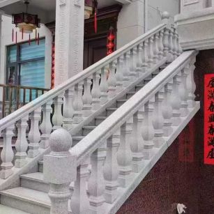鄂尔多斯 天然石材 阳台庭院护栏、栏杆
