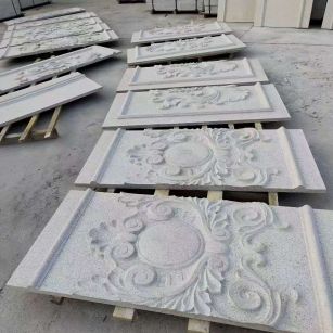 鄂尔多斯 芝麻白干挂雕花板