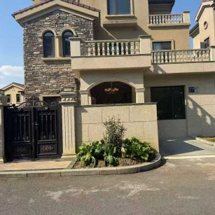 鄂尔多斯黄金麻别墅干挂效果展示