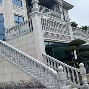 鄂尔多斯 芝麻白别墅，栏杆