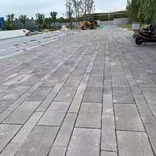 鄂尔多斯仿古石铺装效果