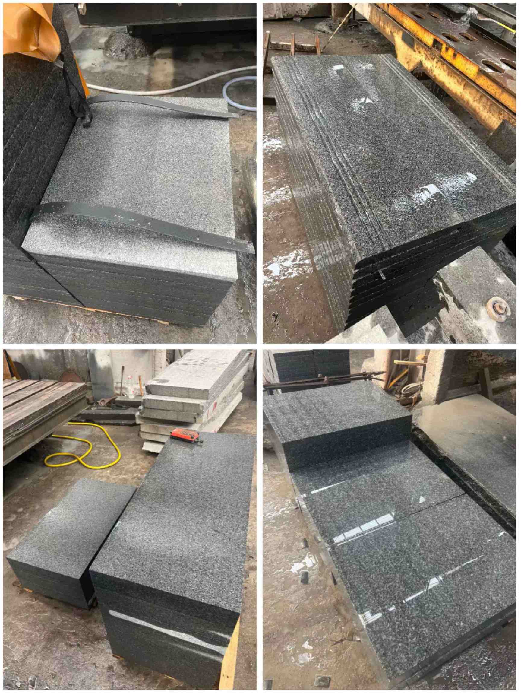 鄂尔多斯 芝麻黑地铺石材