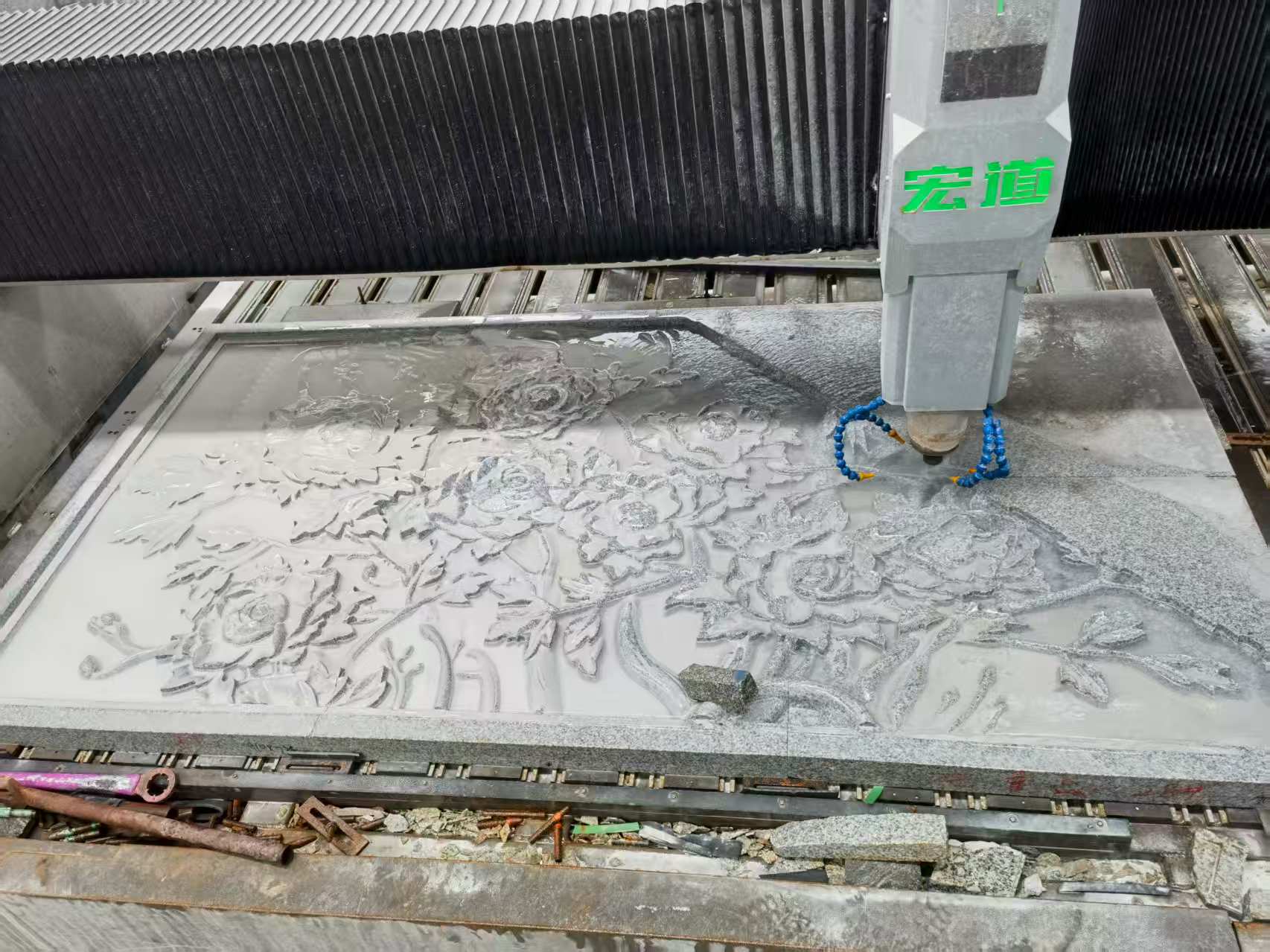 鄂尔多斯 别墅墙面石材雕刻