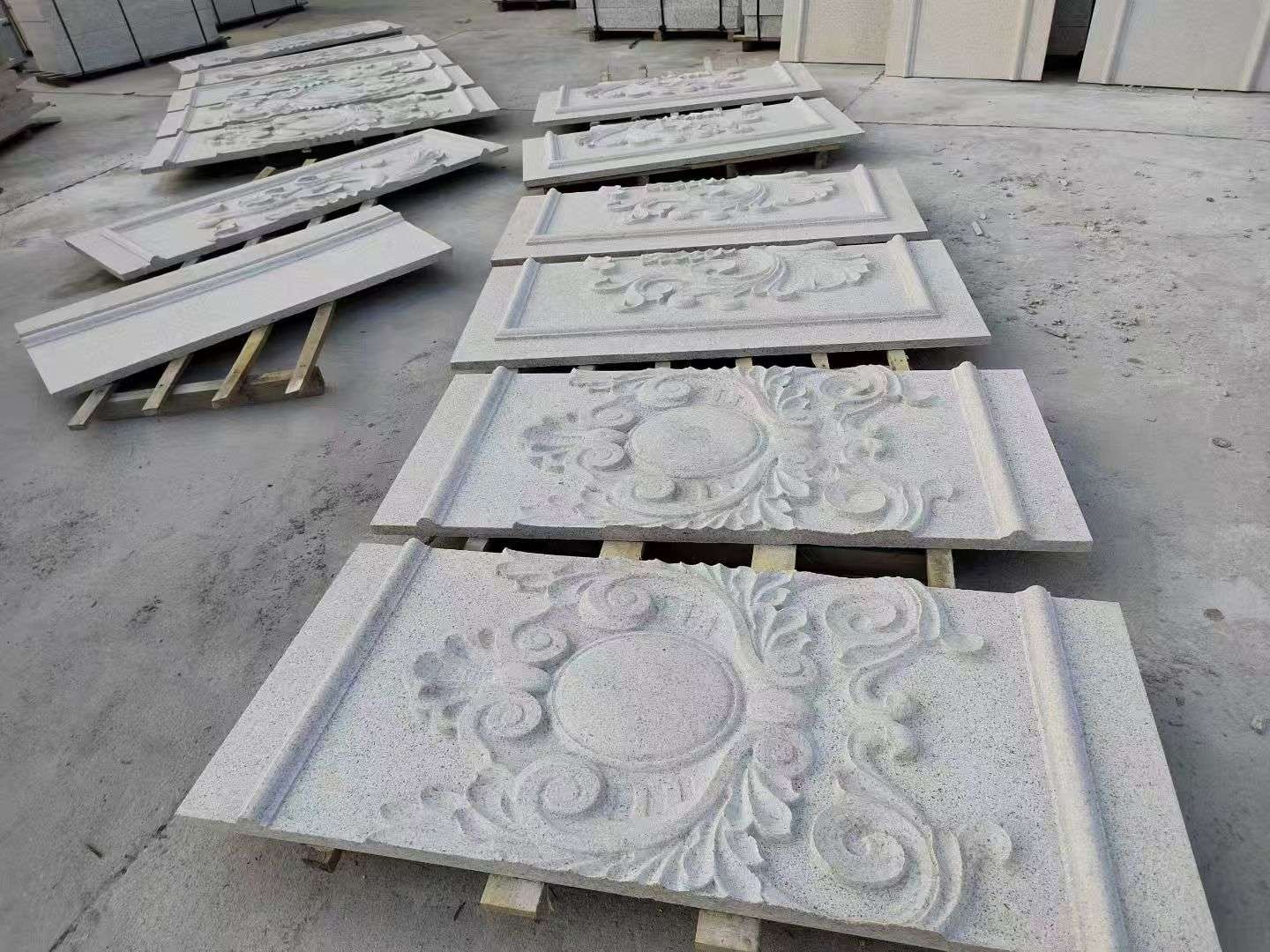 鄂尔多斯 芝麻白干挂雕花板