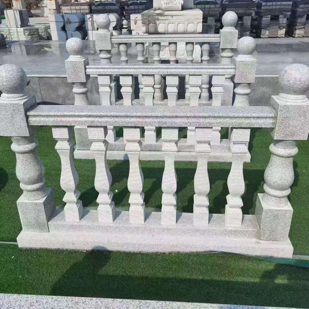 鄂尔多斯 别墅石材栏杆特写