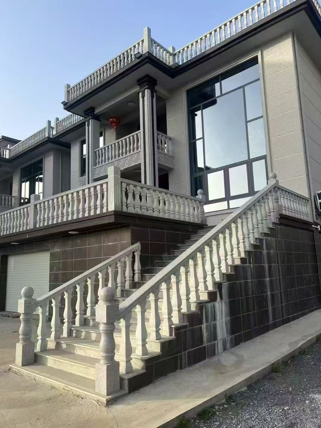 鄂尔多斯 芝麻白别墅阳台栏杆，楼梯栏杆