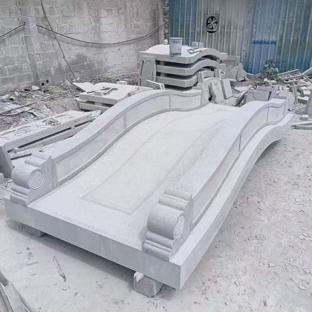 鄂尔多斯 芝麻灰花岗岩园林景观 小石桥