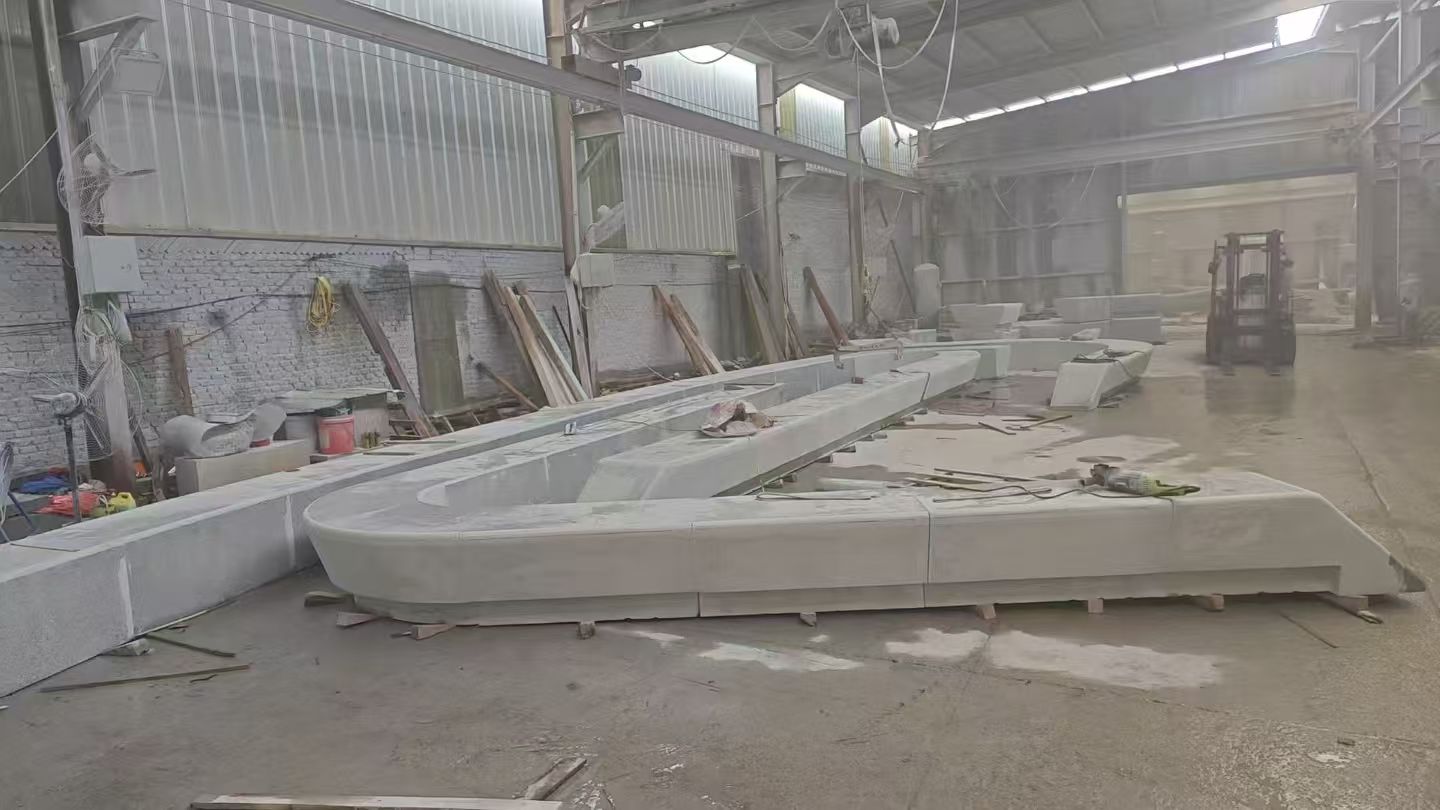 鄂尔多斯 花岗岩整石坐凳拼装